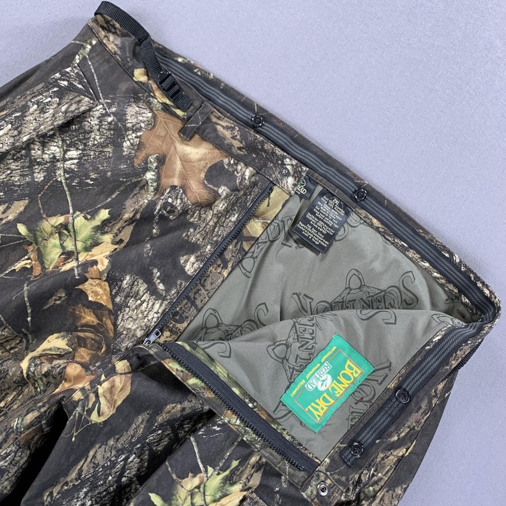 RedHead ScentLok Bone Dry Pants Mens 2XL Mossy Oak Camo Hunting Waterproof 46x31